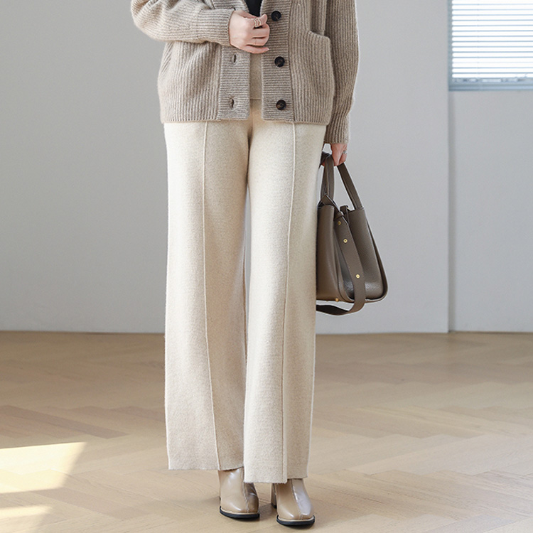 火桐hooton 高货系列 羊绒直筒裤