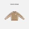 COCO ZONE 美式复古字母刺绣加绒保暖休闲卫衣CC1D2666 商品缩略图0