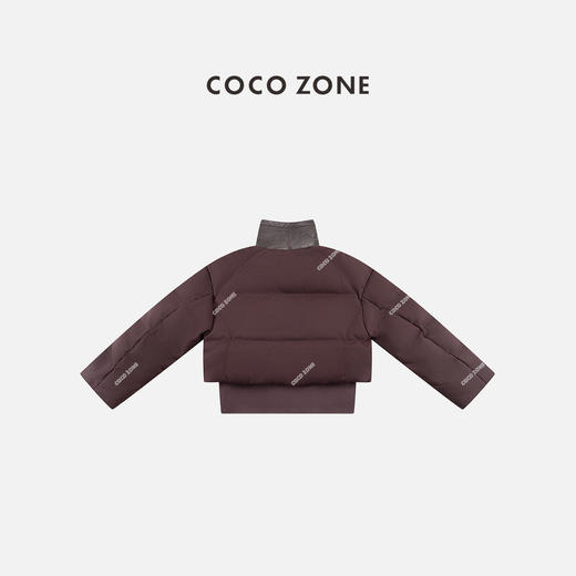 COCO ZONE 匈牙利进口国标95鹅绒拼接立领羽绒服CC1D2534 商品图1