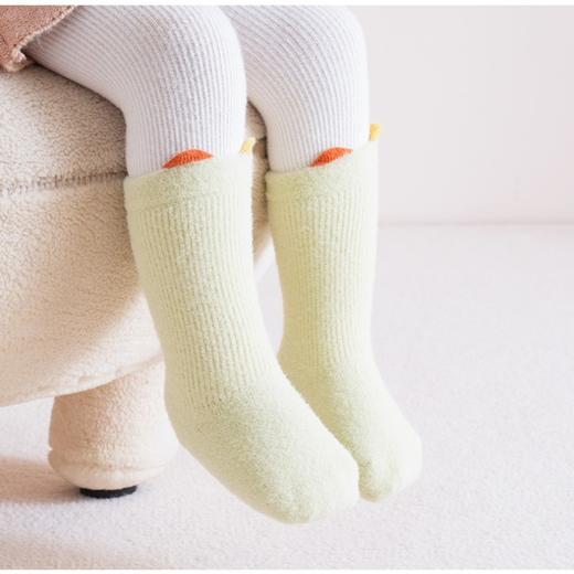 婴儿袜子秋冬季加厚加绒儿童宝宝袜子保暖冬天男童女童袜一件代发 商品图2