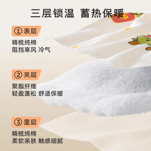 婴儿抱被秋冬季加厚宝宝外出防惊跳襁褓裹被可拆卸产房新生儿包被 商品图2