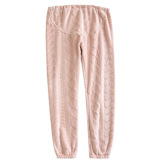 示朵同款[孕妇暖暖裤]秋冬托腹珊瑚绒睡裤加厚法兰绒可调节孕妇家居裤 商品图4