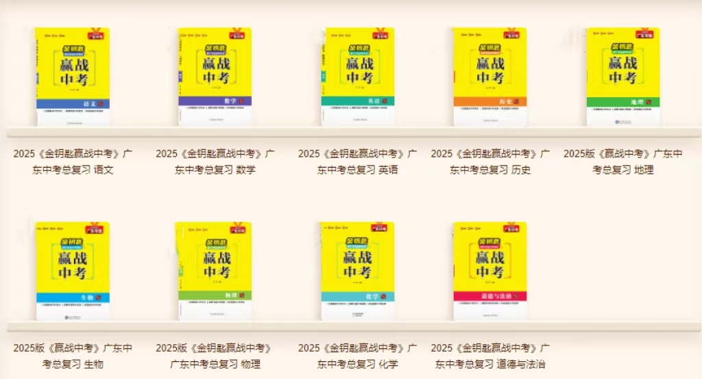 2025中考总复习：金钥匙