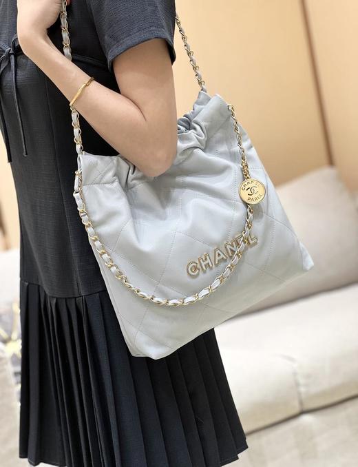 香奈儿22bag珐琅垃圾袋单肩斜跨包小/中号可选（HH） 商品图4