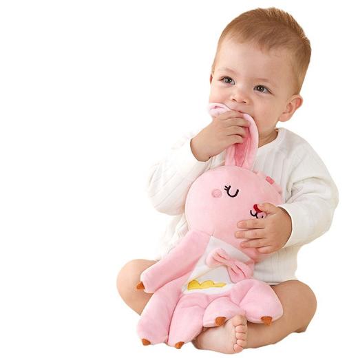 婴儿安抚手掌压惊玩偶睡觉神器a类食品级可入口啃咬防惊跳枕米袋 商品图4