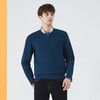 【纯羊毛】柒牌毛衣男秋冬装时尚休闲V领保暖上衣羊毛衫	125Y70010 商品缩略图1