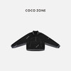 COCO ZONE 秋冬慵懒风拼接立领半拉链长袖卫衣CC1D2678 商品缩略图0