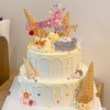 【创意甜筒双层定制水果蛋糕】 商品缩略图0