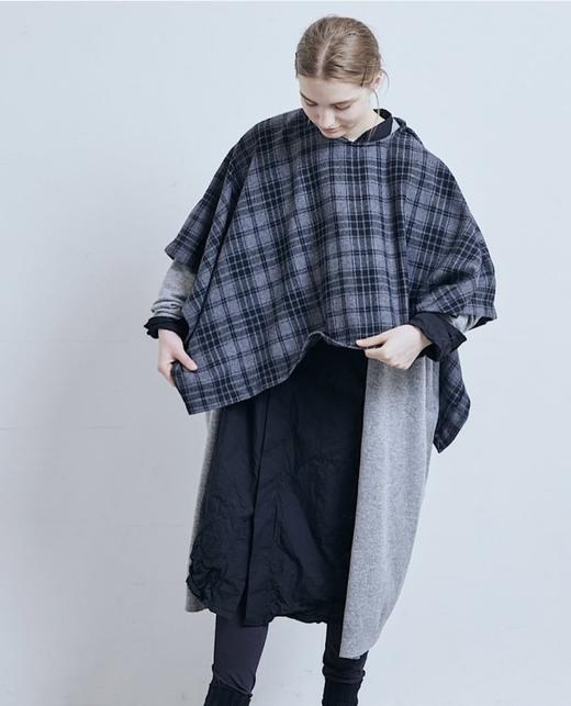 （g）2色格纹披肩 商品图2