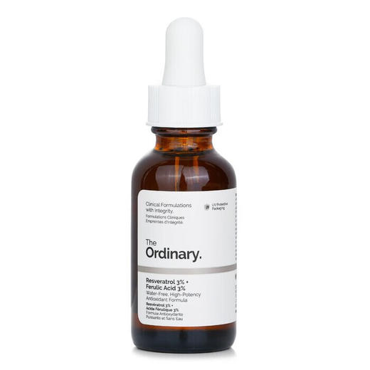 【保税仓】The Ordinary3%白藜芦醇+3%阿魏酸面部精华液30ml 商品图0