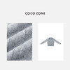 COCO ZONE 秋冬撞色翻领长袖麻花纹毛针织开衫CC1D2481 商品缩略图2