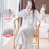 待产裙月子服纯棉秋冬长袖哺乳连衣裙孕妇免穿戴胸垫喂奶衣产后开衫睡裙 商品缩略图3