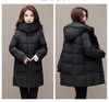 加厚羽绒服妈妈装，连帽中长款白鸭绒外套QYM-KED-AOL911-Y 商品缩略图2