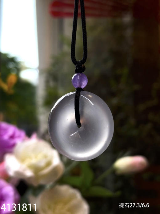 玻璃种平安扣吊坠【4131811】具体价格微信咨询 商品图2