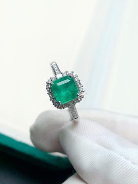 1.28ct 祖母绿戒指