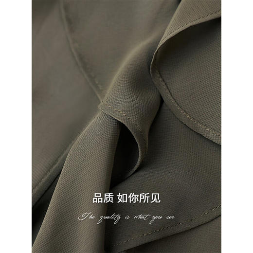 COCOBELLA多层次荷叶边飘带气质雪纺衫春夏灵动飘逸开衫LC0007 商品图4