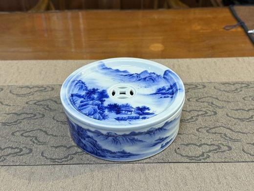 山水双层建水，壶承 商品图0