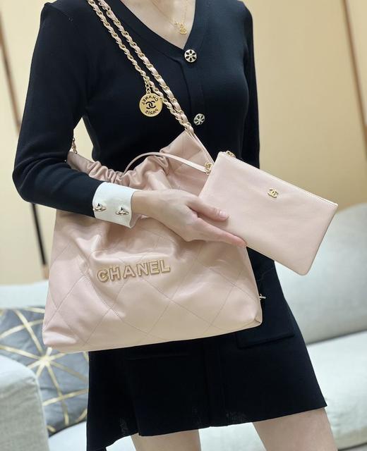 香奈儿22bag珐琅垃圾袋单肩斜跨包小/中号可选（HH） 商品图3