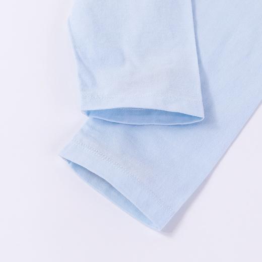 贝贝怡男女童肩开内衣套装春夏季新款宝宝轻薄长袖套头上衣裤子 商品图8