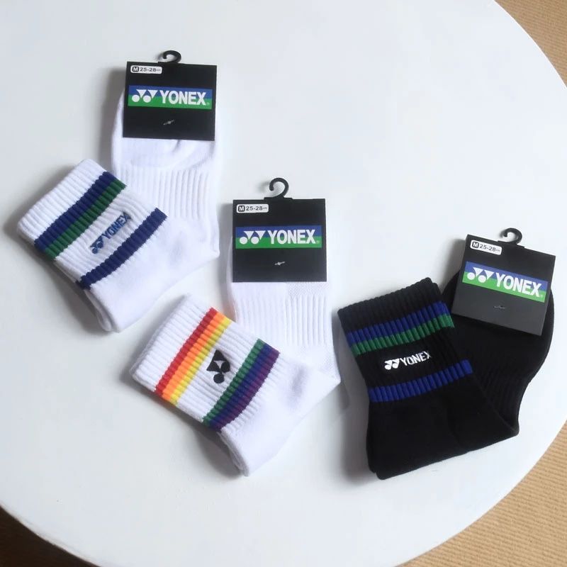 尤尼家中筒毛巾底加厚透气休闲袜子男女吸汗防滑运动袜