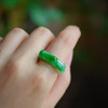岁月拾遗 冰阳绿老翡翠马鞍戒指 商品缩略图2