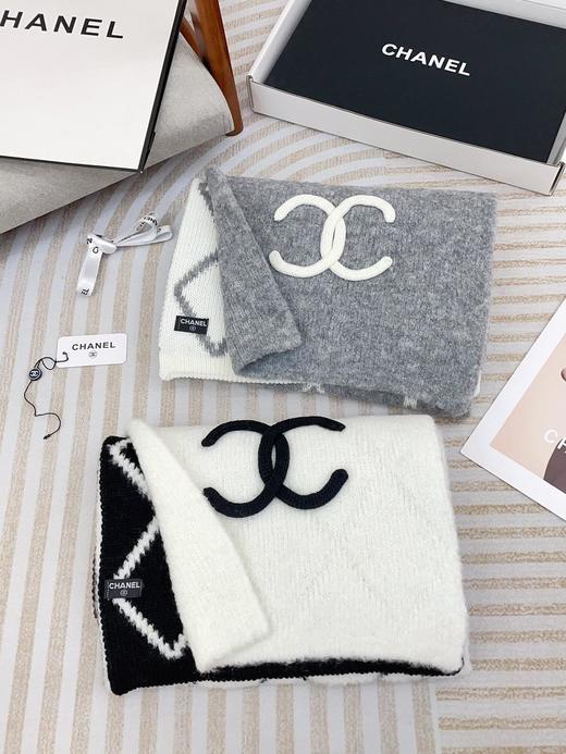 香奈儿秋冬新款针织围巾羊绒针织围巾（AN） 商品图0