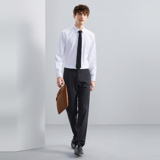 【5A抗菌】柒牌男装衬衫长袖男秋冬新款休闲商务西装打底衬衣	125A70130 商品图3