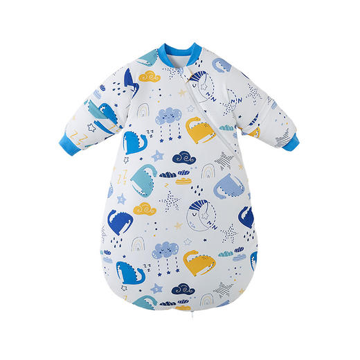 秋冬季加厚宝宝防踢被新生儿被惊跳儿童连体睡衣纯棉a类婴儿睡袋 商品图4