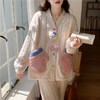 新款珊瑚绒睡衣女加绒加厚可爱秋冬季法兰绒家居服大码套装 商品缩略图4