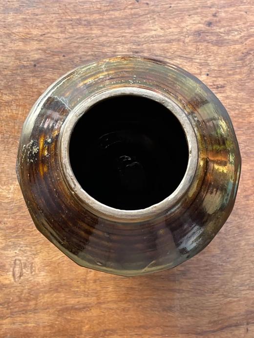 磁州窑褐饴釉十四面片取罐，顺丰包邮 商品图9