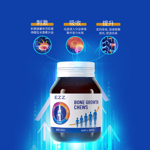 EZZ 骨乐咀嚼片120粒/瓶 商品图3