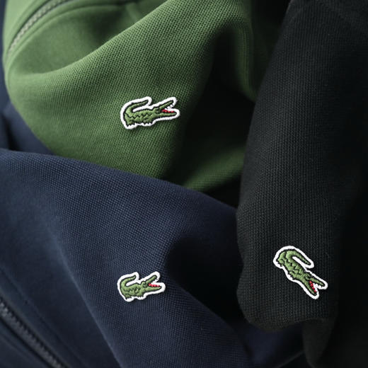 【11月19日 上午12:00 秒杀】LACOSTE/鳄鱼 拉链立领开衫卫衣外套    商务休闲典范款式 商品图10
