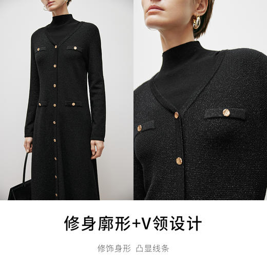 【商场同款】麦檬冬针织连衣裙5EA193731 商品图3