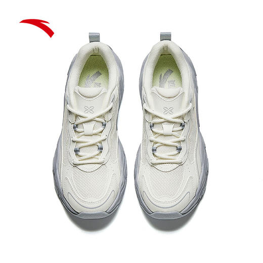 安踏陨石丨复古老爹鞋女冬季新款革网拼接潮流休闲鞋子122448856 商品图8