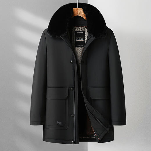 【可拆卸内胆】【新款DTX】大依优型大码棉服加绒夹克棉衣外套加肥加大肥佬休闲上衣男士胖子秋冬 商品图0