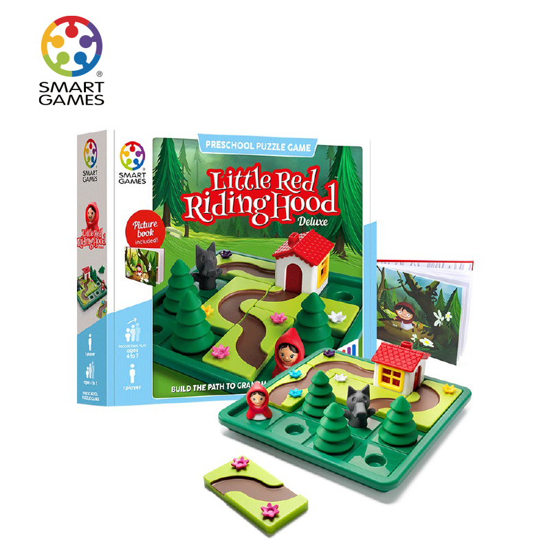 SmartGames Little Red Riding Hood - Deluxe 小红帽 桌游 儿童益智 适合年龄4+ 比利时游戏 SG021