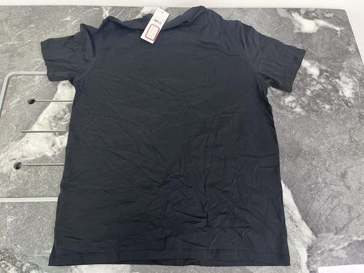 Calvin Klein/CK 男士纯色钢印凹凸LOGO休闲舒适短袖T恤 商品图0