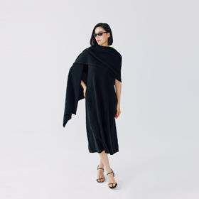 东黎 • 秀场同款 山羊绒女士冬季保暖百搭披肩围巾 4130