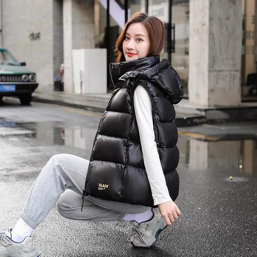 丁摩 高品质黑金马甲秋冬新款加厚男女同款情侣马夹外套4ZF-3106 商品图1