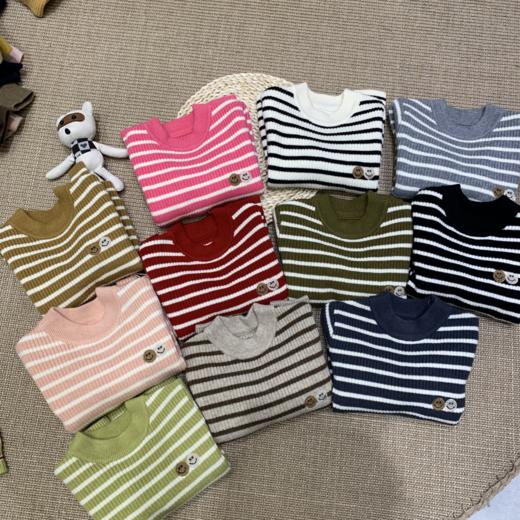 JT-24Q-M524忆童乐1-8岁儿童条纹基础打底衫（90-130码，多颜色可选） 商品图6