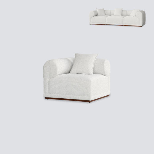 NS家居 ns furniture软包布艺组合沙发NSSF-5526 商品图1