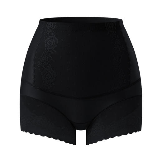 【洛诗琳老顾客福利款】【3条99元 5条149元】真丝桑蚕丝内档❗❗高腰无痕收腹提臀性感蕾丝花边女士桑蚕丝提臀收小肚子束腰塑身内裤（贴身衣物不支持退换）44038 商品图9