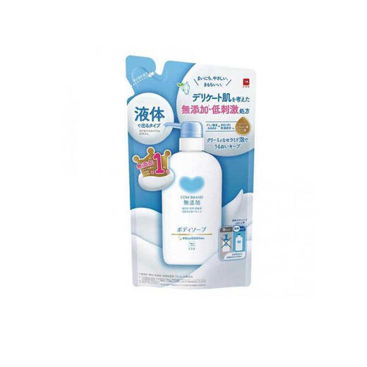 【保税仓】COW/牛乳石碱牛奶无添加泡沫瓶装沐浴露新版500ml 商品图1