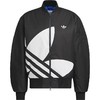 5折【自营】adidas/阿迪达斯  三叶草男女复古立领运动夹克外套 JL8380 商品缩略图4