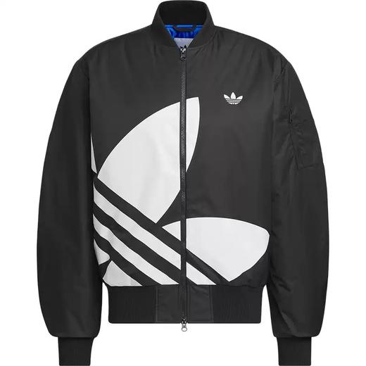 5折【自营】adidas/阿迪达斯  三叶草男女复古立领运动夹克外套 JL8380 商品图4