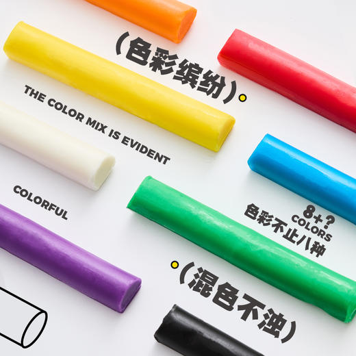 FlowerMonaco花芽 粘土无毒幼儿童小学生安全橡皮泥手工不粘手彩泥diy宝宝安全无味温感泥 3岁+ 商品图2