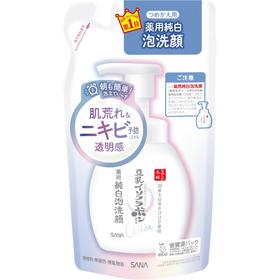 【跨境】SANA/莎娜豆乳美肌净白祛痘泡沫洗面奶补充装180ml*3袋