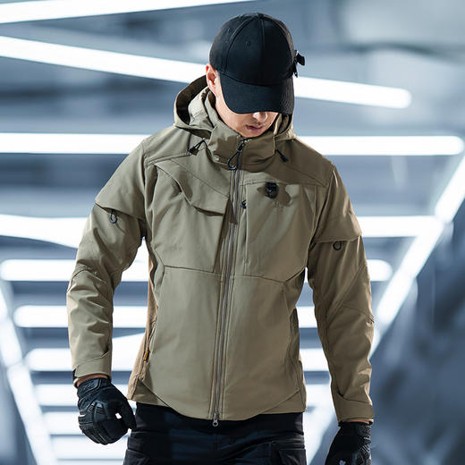 二代天仓机能连帽夹克上衣男士新款户外防风百搭休闲男外套 商品图4