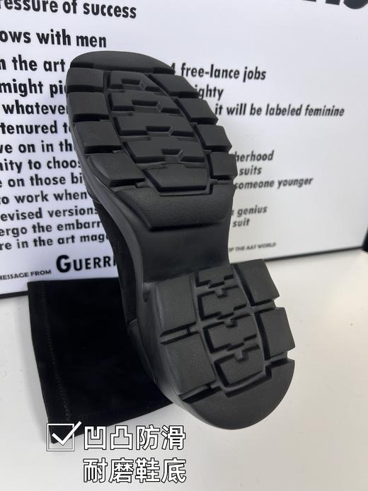 【弹力绒瘦瘦靴】现货，定制打版款！肉肉脚、高脚背可以穿！鞋头、鞋身放量，上脚显腿直显腿瘦！ 商品图4