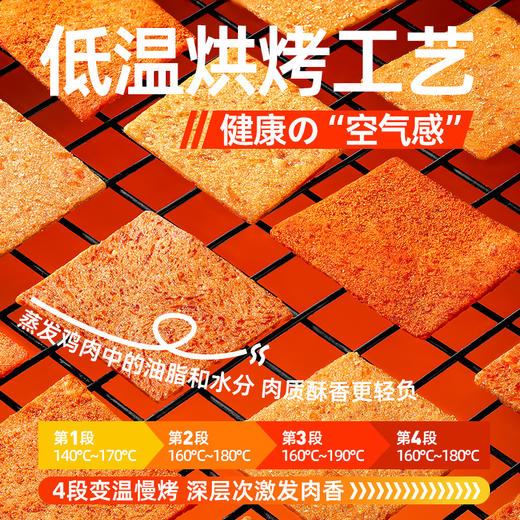 满满鸡肉含量≥80%【哥本高蛋白鸡胸肉厚脆】非油炸 鲜香脆爽 超好吃 每袋30g 商品图2